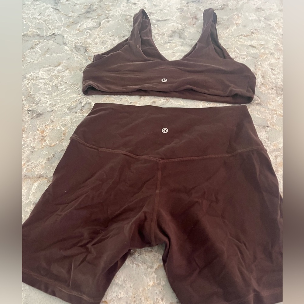 Lululemon biker SHORTS. (Bra listed separately. Size 12